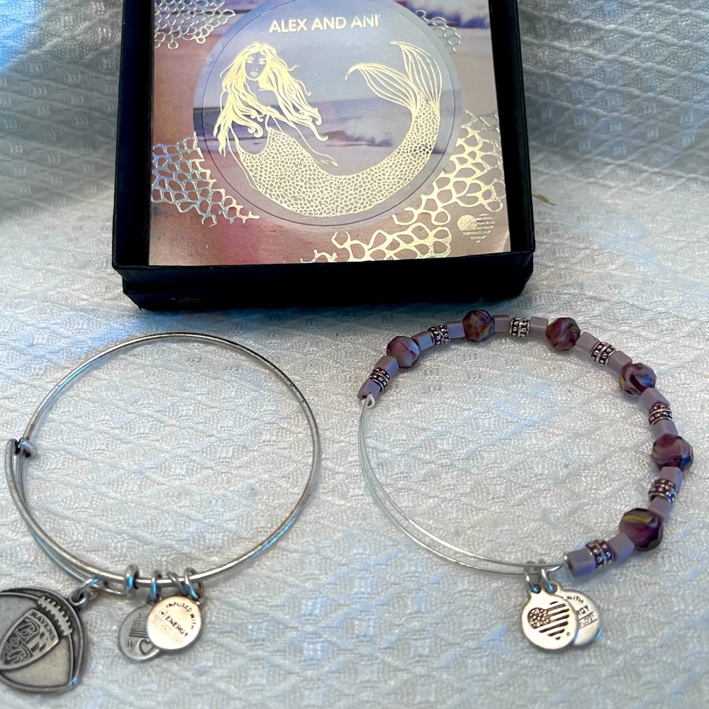 Alex and Ani NFL Ravens bracelet—playoff special!!